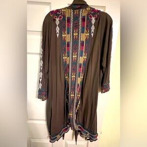 Johnny Was cotton cardigan